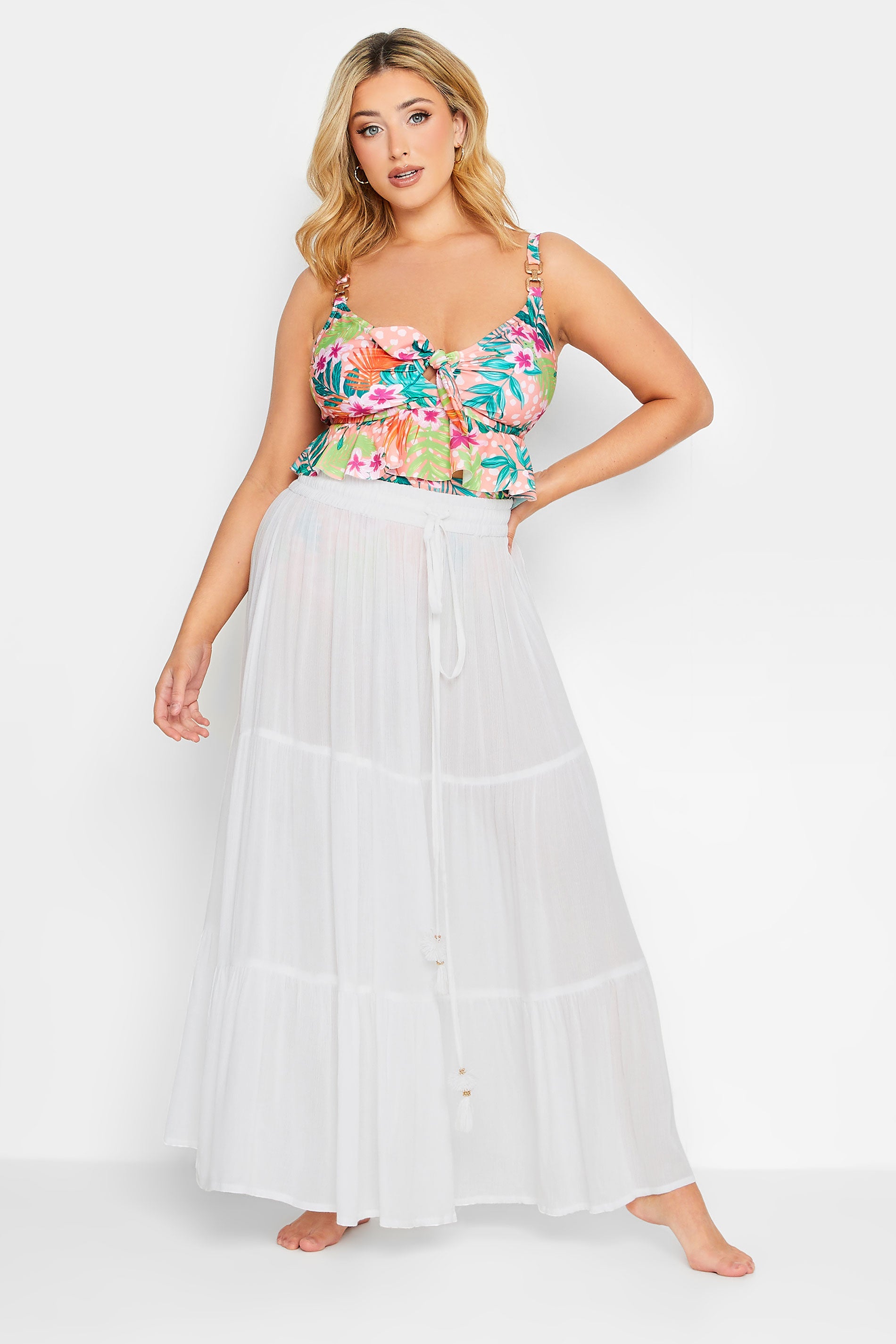 Plus Size Tiered Beach Skirt Beachwear in Large Sizes Online The Beach Company