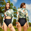 Cutout Zip-Up Rashguard 