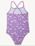 Unicorn Print Crossback Swimsuit