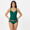 V Neck Square Ring Tankini Set