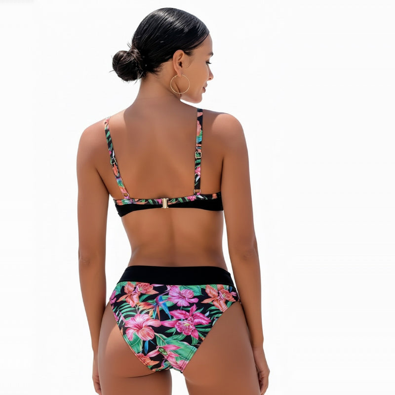 Floral Print Bikini Set