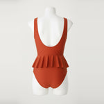 Flounce Peplum Swimsuit