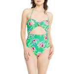  The Beach Company - Halter Swimsuit, Hawaiian Swimsuit - Floral print Swimwear