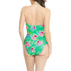 Green Knot Front One Piece