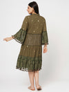 Dolce Vita - Midi In Olive Green