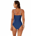 Starfish Embellished Colourblock Cutout One Piece