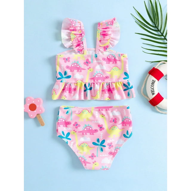 Dinosaur Print 2pcs Bikini Set