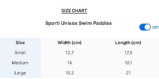 Sporti Power Swim Paddles