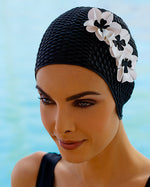 Floral Bubble Swim Cap