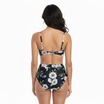 Large Ditsy Ruffled Bikini Set