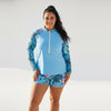 Plust Size Long Sleeve Tankini Set with Shorts