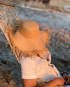 Classic Fringe Hat - Khaki