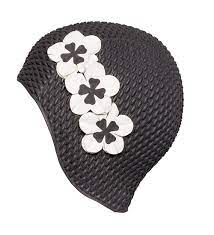 Floral Bubble Swim Cap
