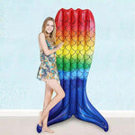 Fancy Printed Pool Floats - Online Pool Floats - Mermaid shape floats - girls birthday party gift ideas - the beach company