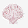 Pink Seashell napkins - 16 pcs