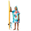 Kid's Surf Print Poncho with Hood