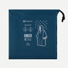 Adult Waterproof Poncho for 0-10L Bag Pale Blue - MT50