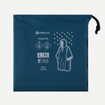 Adult Waterproof Poncho for 0-10L Bag Pale Blue - MT50