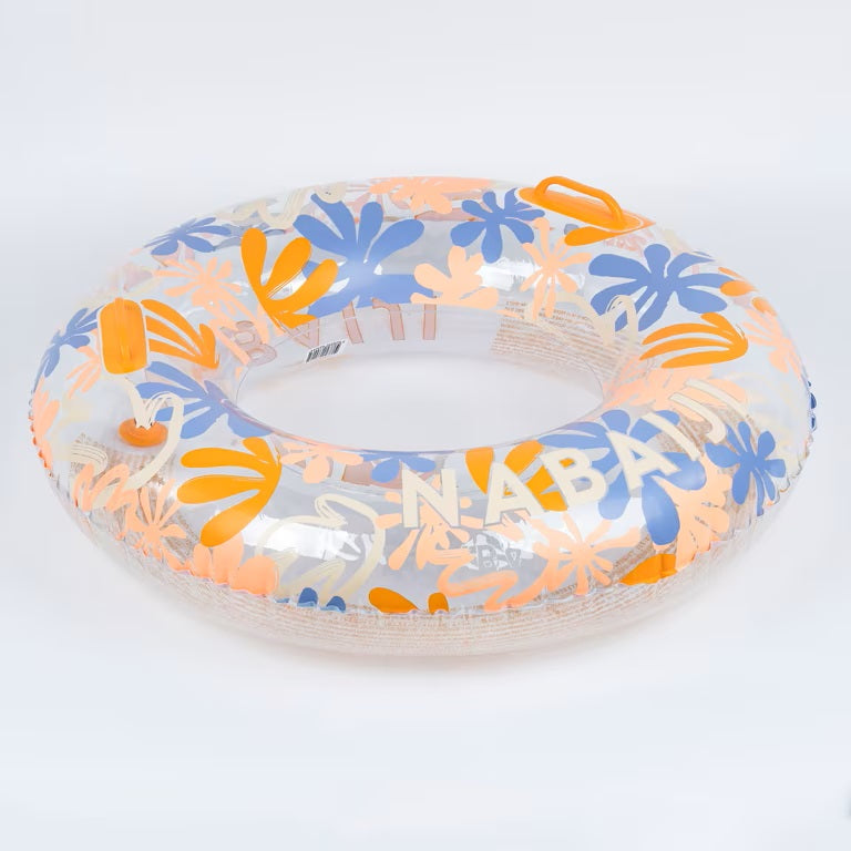 Large Inflatable Pool Ring with Comfort Grips 92cm
