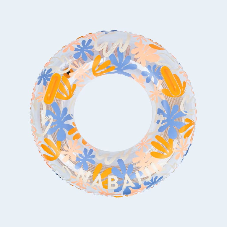 Large Inflatable Pool Ring with Comfort Grips 92cm