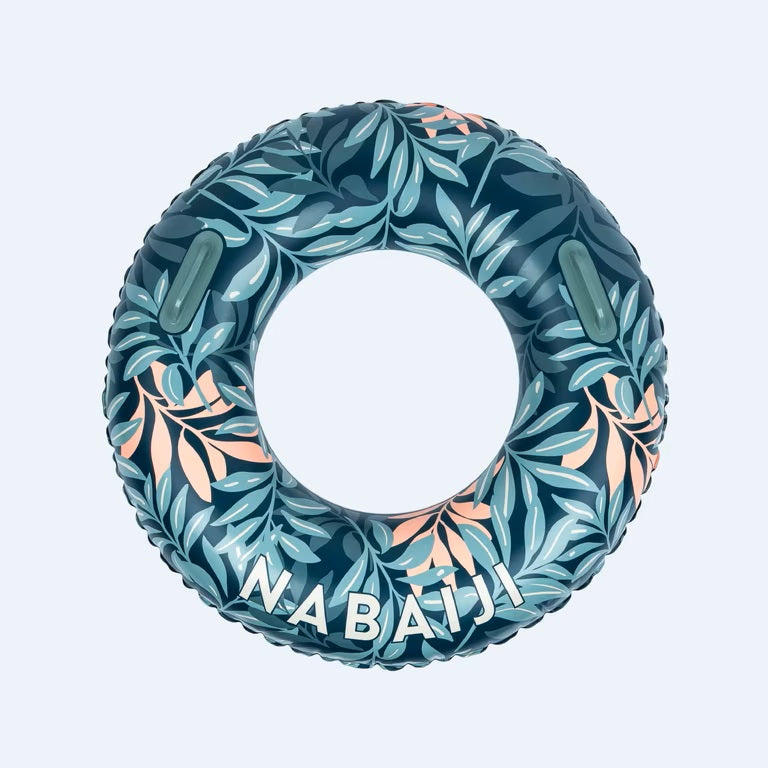 Large Inflatable Pool Ring with Comfort Grips 92cm