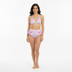 Rainbow Skies Ruffle Mesh Bikini Set