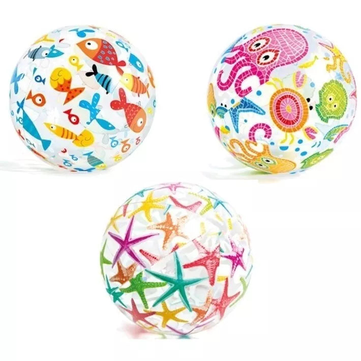 The Beach Company - Pool Balls - Kids Pool Floats - Fancy printed pool party pool balls