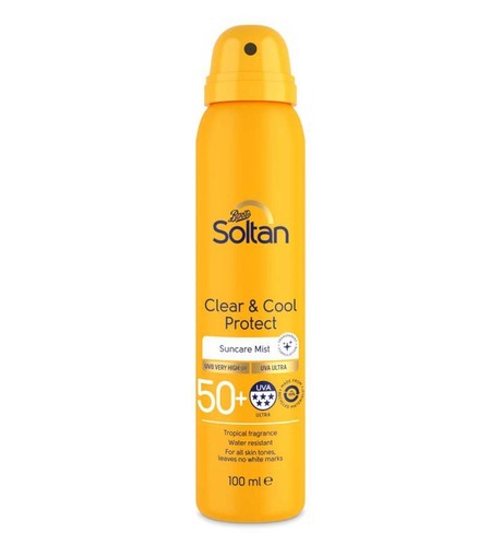 Soltan Clear and Cool Protect Suncare Mist SPF 50 100ml