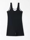 Scoop Neck Boyleg Swimsuit