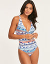 Boho Floral Bunny Tie Shaping Swimsuit