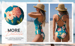 Crystal Teal Cutout Cross Back One Piece Swimsuit