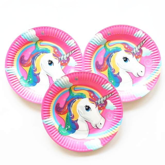 Unicorn Paper Plates (Pack of 9)