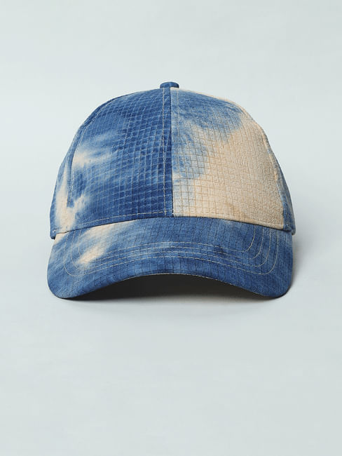 Blue Tie Dye Baseball Cap