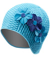 Floral Bubble Swim Cap