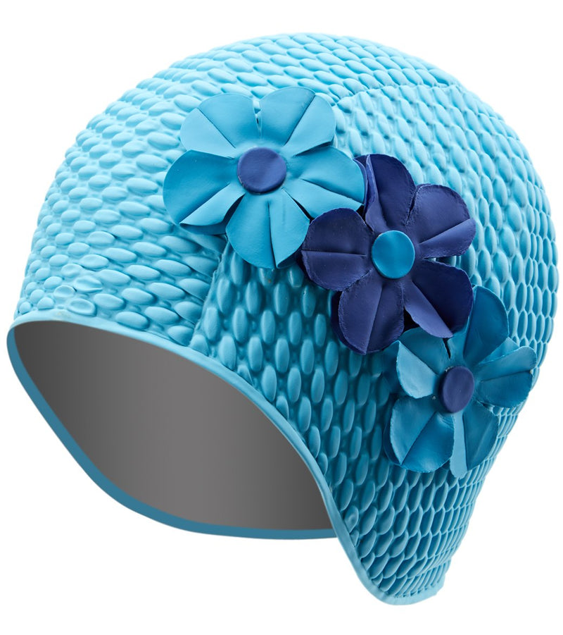 Floral Bubble Swim Cap