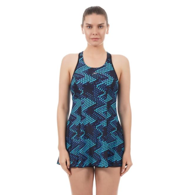 Speedo AOP Racerback Swimdress