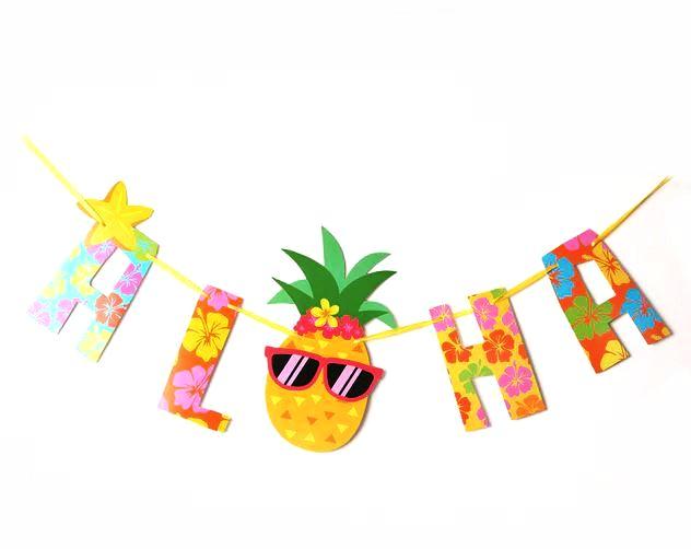 ALOHA Pineapple Garland