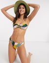 Tropical Bandeau Bikini Set