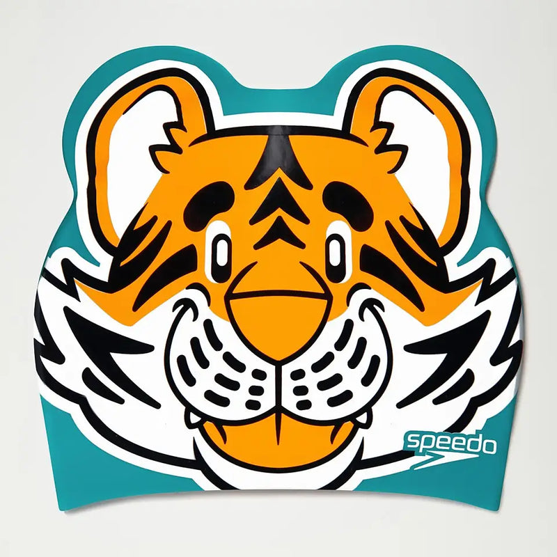 Aanadi Tiger Cub Printed Swim Cap