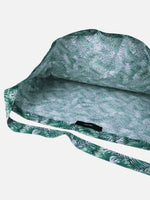 Green Organic Cotton Tropical Tote Bag