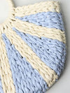 Blue Straw Bag