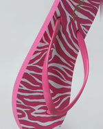 Pink Printed Flip Flops