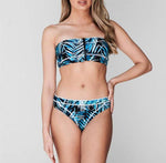 Tropical Bandeau Bikini Set