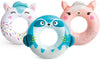 the beach company online - printed rings - swim rings - float rings - kitten rings - easy to use rings 