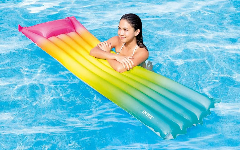The Beach Company - Shop Multicolored inflatable mattress online - Inflatable pool Float - Inflatable Mattress for Pool and Beach