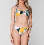 Tropical Bandeau Bikini Set