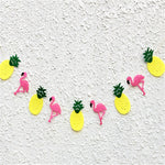 Tropical Flamingo Pineapple Garland