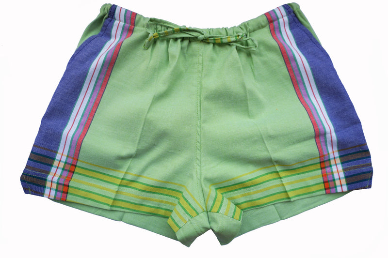 Green Kikoy Shorts
