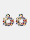 Multicolour Stone Earrings