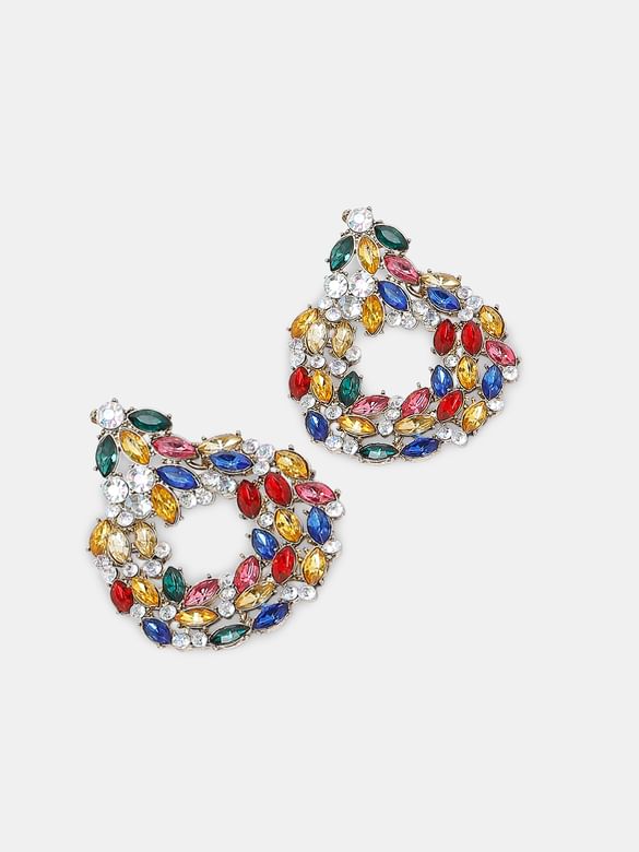 Multicolour Stone Earrings